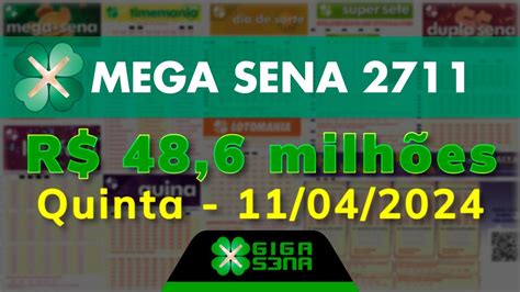 mega sena 2711 resultado